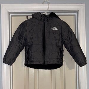 The North Face Charcoal Reversible Hooded Coat
